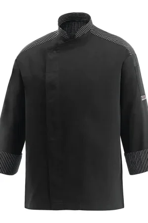 Giacca da cuoco Unisex LUX colore nero Novità