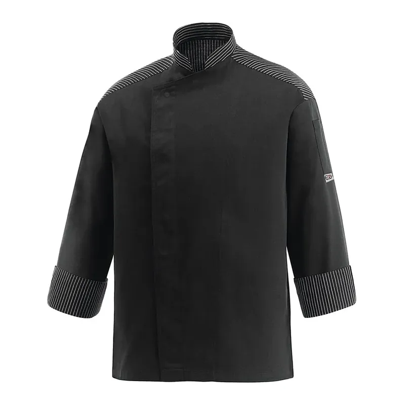 Giacca da cuoco Unisex LUX colore nero Novità