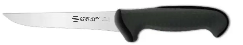 Nuova Collezione Coltello disosso cm. 14 Manico Nero – Linea Tecna di Ambrogio Sanelli