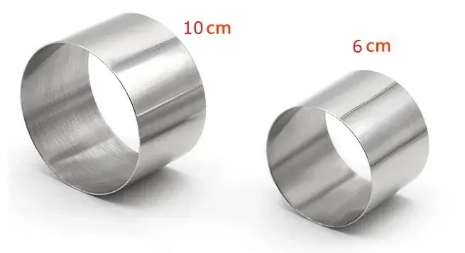 2 anelli in acciaio inox Diametro 6 e 10 cm. Subito Disponibile