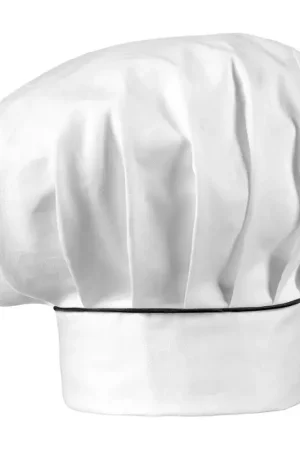 Cappello cuoco HAT regolabile con rifinitura in nero di Ego Chef Reso Gratuito