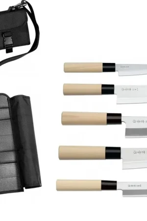 Miglior Prezzo Valigetta completa di 5 coltelli Classic giapponesi