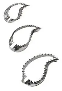 Set tagliapasta Tre foglie curve piccole in acciaio inox Spedito Oggi