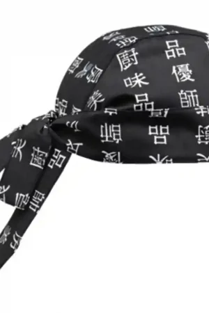 Bandana Chen-da sagomata Fantasia lettere in giapponese Promozione