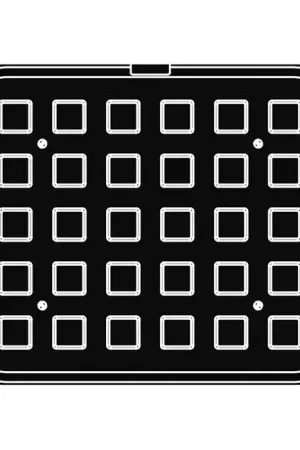 30 impronte quadrate 33x33/28x28 h 17 mm - Piastra per Cookmatic 380x330 mm Spedizione Espresso