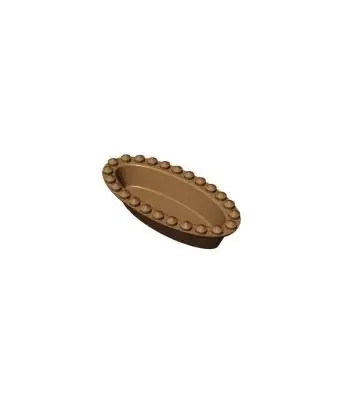 30 impronte ovali festonati 67x33/51x17 h 18 mm - Piastra per Cookmatic 380x330 mm Economico