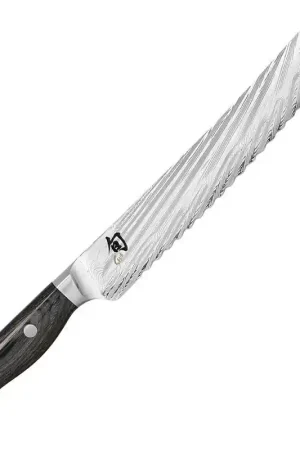 A Buon Prezzo Coltello pane seghettato damasco 23 cm Kai Shun Nagare