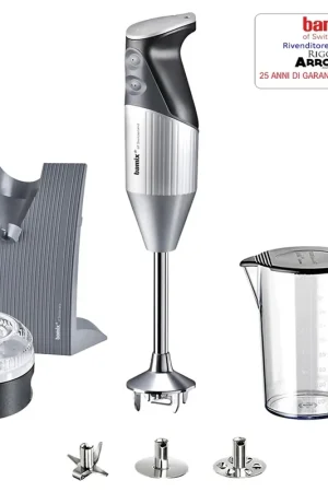 Bamix SwissLine silver 200W BX SL SV Minipimer frullatore Ultima Occasione