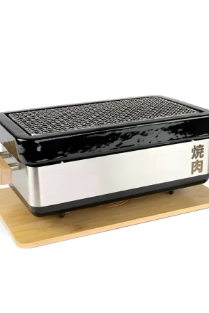 Yakiniku Shichirin Medium Pro Rettangolare 50x24 cm – Konro & Yakitori Grill per 2-6 Persone Promozione Esclusiva