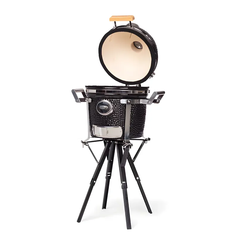 Yakiniku Kamado Compact 13" (33 cm) – Barbecue in Ceramica per 2-4 Persone con Supporto Pieghevole Novità