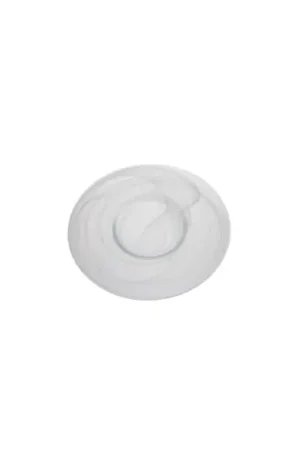 PIATTO PIANO GUSTO ALABASTRO BIANCO CM.28X1,5H ARDACAM Scelto Dai Clienti
