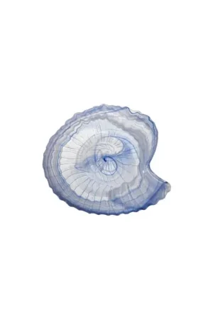 A Buon Prezzo PIATTO PIANO SEASNAIL ALABASTRO AZZURRO CM.31X29X4,2H ARDACAM