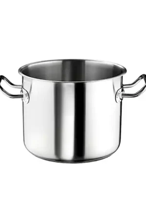 Offerta Limitata PENTOLA BASSA MASTER CM.16 LT.2,5 IN ACCIAIO INOX CON 2 MANIGLIE PINTI INOX