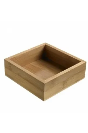 BAMBOO CONTENITORE BUFFET CM.15,3X15,3X5H Nuova Collezione