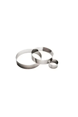 ANELLO PER MOUSSE CM.14 PASTICCERIA ACCIAIO INOX SAMBONET PADERNO Prezzo Basso