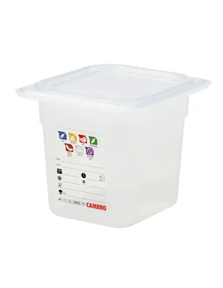 Acquista Ora BACINELLA GN 1/6 H150 LT.2,2 IN POLIPROPILENE CAMBRO