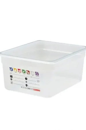A Buon Prezzo BACINELLA GN 1/2 H150 LT.8,9 IN POLIPROPILENE CAMBRO