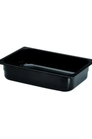 Affare BACINELLA GELATERIA NERA 360 X 165 X 120 MM IN POLICARBONATO