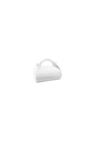 10 Cake Boxes bianchi - Scatola porta torta 16 x 8.5 x 9.5 cm. 10 pezzi Economico