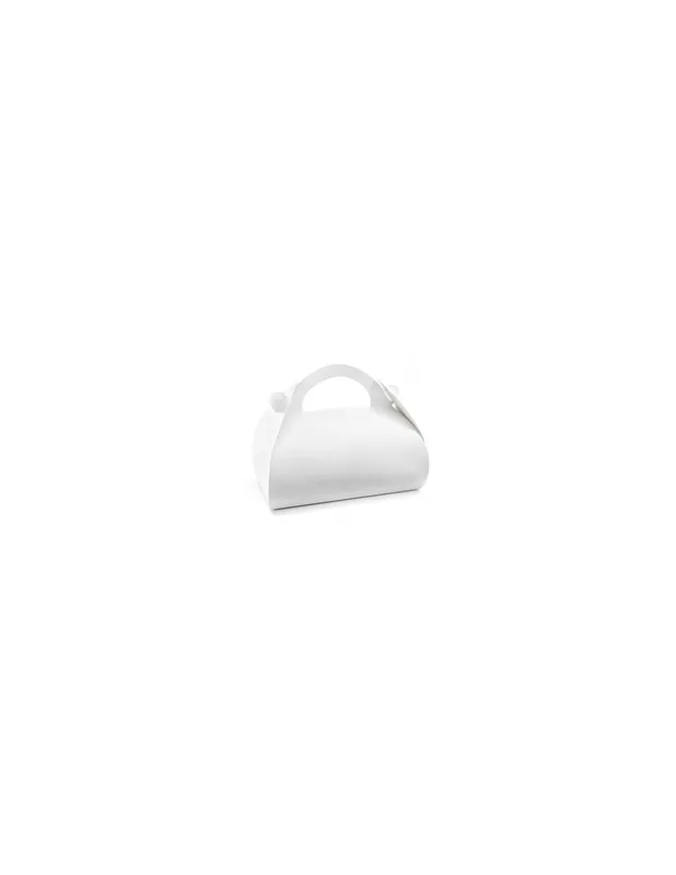 10 Cake Boxes bianchi - Scatola porta torta 16 x 8.5 x 9.5 cm. 10 pezzi Economico