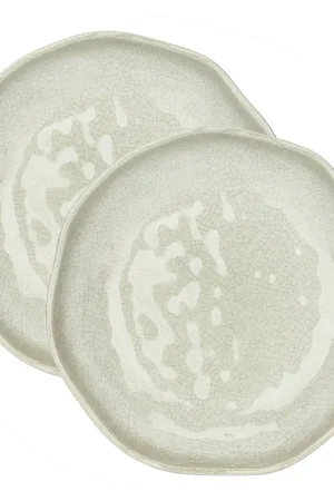 Atmosfera Tortora Set 2 Piatti Fondi - MELAMINA, Ø21 cm x H5 cm Ultime Pezzi
