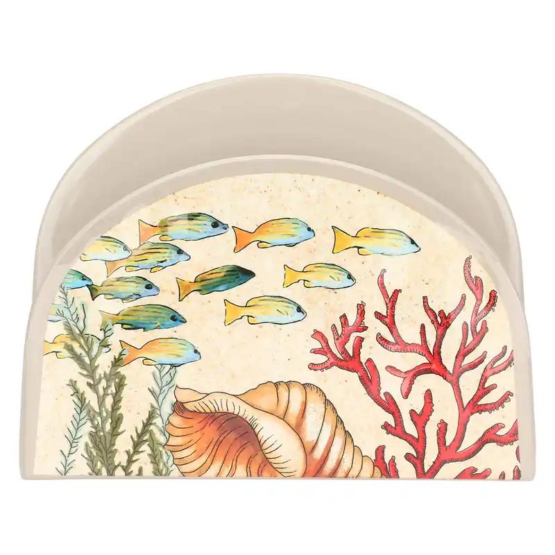 Acquista Ora Sea Life Porta Tovaglioli Carta - Melamina, 15,6x4,7x12 cm