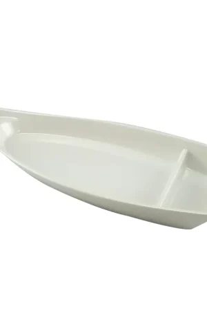 Promo Stagionale EFAY Kamome Barca Sushi bianca in melamina cm 39,3x17,6