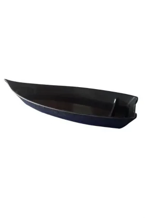 A Buon Prezzo EFAY Kamome Barca Sushi nera in melamina cm 51x23,2
