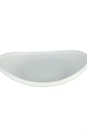 A Buon Prezzo EFAY Taiji Vassoio curvo ovale bianco in melamina cm 22,9x17,1x4,1