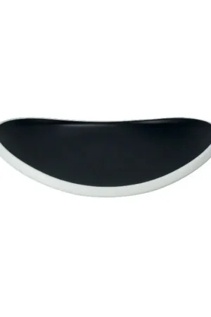 EFAY Taiji Vassoio curvo ovale nero in melamina cm 28x20,9x5,1 Spedito Oggi