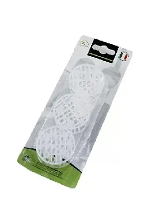 3C CASA Set da 6 Presselli Bianchi Diametro 70 mm Sconto
