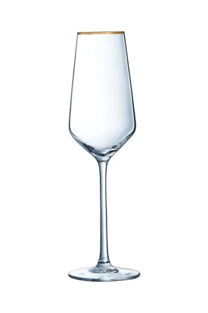 4 flute 23 cl Ultime Bord Or - Cristal d‘Arques Pagamento Sicuro
