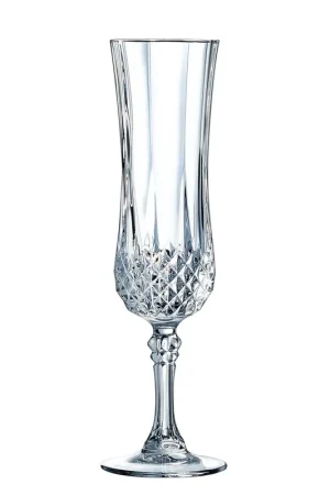 4 flute 12 cl Longchamp- Cristal d‘Arques Ultime Pezzi