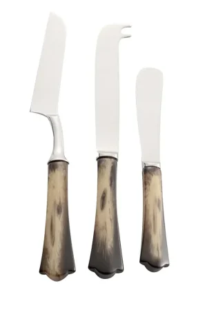 Miglior Prezzo Set di 3 coltelli da formaggio Zimbabwe
