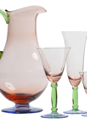 Promo Stagionale Set Burano di brocca e 3 bicchieri per sei persone