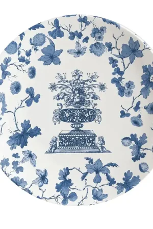 A Buon Prezzo Set di 2 piatti da pane in porcellana Garden Of Eden con piccolo vaso blu 1