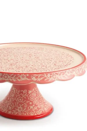 A Buon Prezzo H&H Alzata Tonda Madame In Stoneware Decorato Cm24X12H