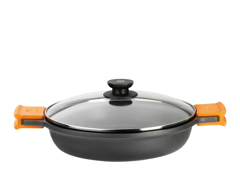 Saldi PINTI INOX Tegame 2 Manici Antiaderente Efficient Con Coperchio Cm20