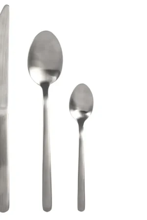 Novità H&H Servizio Posate 24 Pezzi Satinee In Acciaio Inox